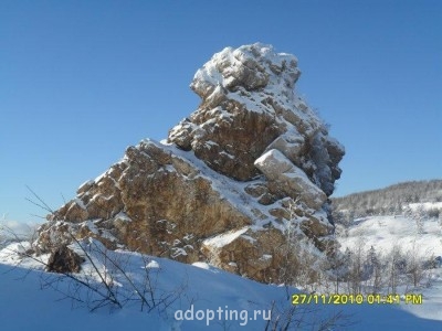 скала Шихан. вид с востока.