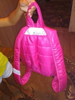 Ксюше рюкзак сшила, для физкультурной формы.